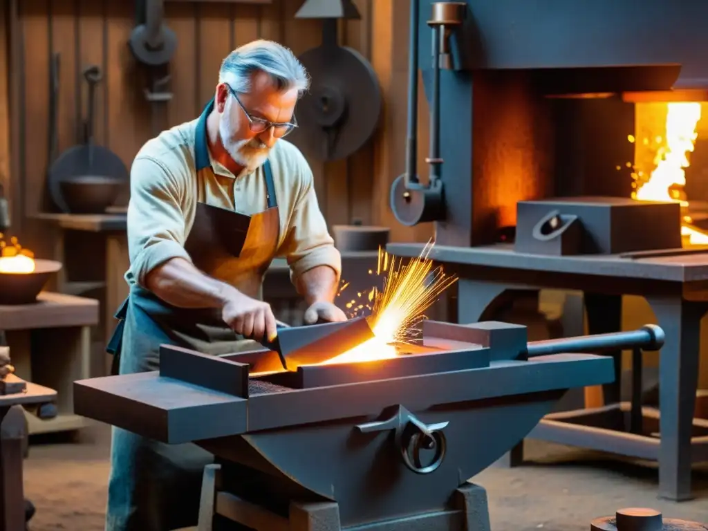 Herrería artesanal: forja tradicional y moderna impresión metal 3D en fascinante combinación de tradición e innovación