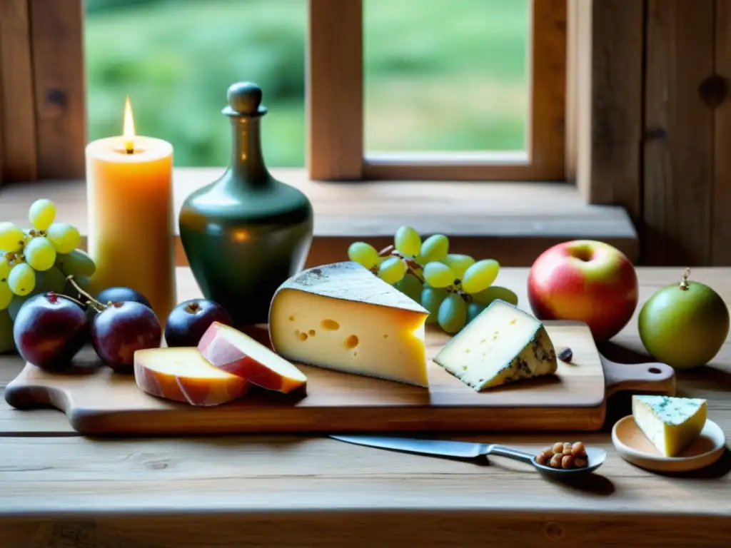 Una fotografía digital de alimentos artesanales que evoca la esencia de la cocina tradicional a través de una cuidadosa disposición de ingredientes