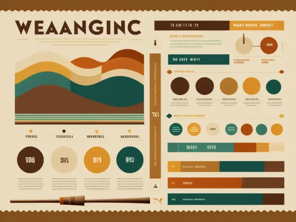 Una infografía artesanal digital detallada y nostálgica con procesos tradicionales y elementos de diseño moderno